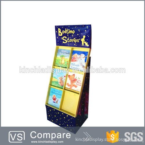Kinchla Paper Board Retail Book Floor Display Stand